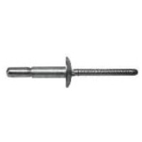 CF-SBL6-4KL Klik-Lock Rivets, M50813 Blind Rivets; 3/16 Inch, (.187 Inch), (.062-.270mm), Large Flange Head, S